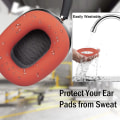 Pikkukuva 4 / 6: Silikoniset suojapehmusteet AirPods Max -kuulokkeille, hienkestävät, helposti pestävät, kestävät Red