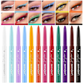 Miniatyrbild 1 av 4: 12 Färger Matt Eyeliner Set, Färgglad Regnbåge Neon Eyeliner Penna, Mjuk, Vattentät, Smudgeproof, Långvarig Gel Eyeliner