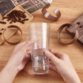 Miniatyrbillede 3 af 5: 4 stk. genanvendelige kaffekopdæksler 2 størrelser  Skridsikker kopholderbeskytter Varmebestandig kopærmeovertræk til varme drikke Mælkete Drikkevarer Kaffe