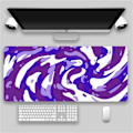 Miniatyrbillede 2 af 5: Gaming Mousepad, Ekstra Stor Mousepad 900x400x3MM med Syet Kant, Stor Tung Tyk Behagelig Foldbar Vaskbar Matte