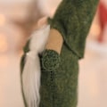 Miniatyrbillede 4 af 5: Jule Nisse Svensk Skandinavisk Julemand Plys Bamse (Grøn)