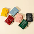 Miniatyrbild 5 av 5: Små Plånböcker för Kvinnor Mode Stentryck Plånböcker för Flickor Smalt Lätt Viktkortinnehavare Organizer