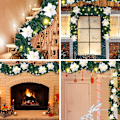 Miniatyrbillede 5 af 5: Juleguirlande med LED-lys, 2,7 m (9 fod)