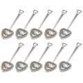 Miniatyrbilde 1 av 5: 10 stk hjerteformet teinfuser - rustfritt stål