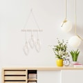 Miniatyrbild 5 av 5: Väggbonad, Handvävd Boho Väggdekoration, Boho Stil Dekoration för Vardagsrum, Sovrum, Utomhus, Inomhus, Bröllopsdekoration, med LED-Ljusslinga