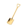 Miniatyrbillede 3 af 5: Rustfrit Stål Skovlformede Skeer, 2 stk. Teske (Guld)