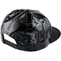 Miniatyrbillede 3 af 4: Unisex Snapback-hatte, justerbar Hip Hop-kasket med flad skygge (sort)