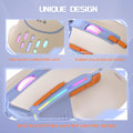 Miniatyrbillede 4 af 4: M2 RGB Trådløs Gaming Mus, PC Gaming Mus, USB E-sports Mus, RGB Baggrundsbelysning, 12800 Justerbar DPI, 9 Programmerbare Knapper, Ultralet Ergonomisk