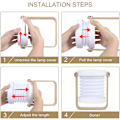 Miniatyrbilde 4 av 5: LED-bordlampe USB-oppladbar skrivebordslampe nattlys 15W