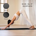 Pikkukuva 5 / 5: Joogamatto | Paksut joogamatot naisille ja miehille | Vaahtomuoviset jumppamatot | Paksu liukumaton kuntosalimatto Pilates-matto (15mm musta)
