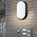 Miniatyrbillede 3 af 4: Elliptisk LED væglampe 20W 6000K 2000LM IP54, Sort