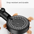 Miniatyrbilde 4 av 5: Dusjhode, 5 moduser vannsparende justerbar dusjhode svart