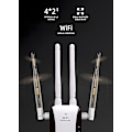 Miniatyrbild 2 av 5: WiFi Repeater, 4 Externa Antenner, 2.4GHz WiFi Förstärkare med Repeater/AP Läge och WPS Funktion, 1 Ethernet Port, Kompatibel med Alla WiFi Enheter