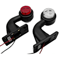 Miniatyrbillede 1 af 5: 2 stk. 6 LED 12V 6 LED gummi sidemarkeringlys