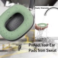 Pikkukuva 6 / 6: Silikoniset suojapehmusteet AirPods Max -kuulokkeille, hienkestävät, helposti pestävät, kestävät Avocado Green