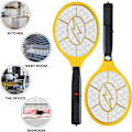Miniatyrbild 4 av 4: Elektrisk Flugsmällare Bug Zapper Batteridriven Flugdödare Inomhus & Utomhus Skadedjursbekämpning Mygg och Insektsfångare Racket