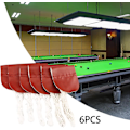 Pikkukuva 3 / 5: 6x Biljardipöydän tasku, ammattimaiset pudotustelineet, snookertaskuverkko viihdepaikkojen lisävarusteeksi