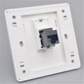 Miniatyrbilde 3 av 4: CAT6 Gigabit dobbel pass nettverksvegguttak, 86x86mm (LAN1)