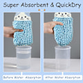 Miniatyrbilde 5 av 5: Håndkle til oppheng, mykt og fluffy mikrofiber med rask tørking
