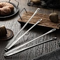 Miniatyrbilde 3 av 5: 3 stk. rustfrie grilltang i rustfritt stål, kjøkkentenger, pinsett, matklemmeverktøy for salat, fisk, biff, grill, buffet, grill (9,4 tommer)