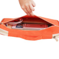 Miniatyrbillede 3 af 5: A4 Dokumentmappe, A4 Zip-portefølje, Professionel dokumentholder velegnet til kontor, forretningsrejse, rejse, konference, interview, ferie