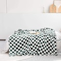Pikkukuva 5 / 5: Buffalo Plaid -fleecepeitto (70*100cm, vihreä), Ruudullinen Flanellipeitto | Pehmeä ja kevyt mikrokuitu
