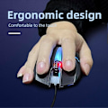 Miniatyrbillede 5 af 5: RGB Gaming Mus | (Sort) Genopladelig Kabelforbundet | Ergonomisk Design Kabelforbundet Gaming Mus - Kompatibel med Laptops, Desktop PC'er og Mac