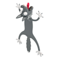 Pikkukuva 4 / 5: 3 kpl Wacky Bookmark Pals -kirjanmerkit 3D (kissa, susi ja gekko)