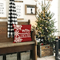 Miniatyrbilde 4 av 5: Juleputetrekk 18x18\" 4-pak til juledekor