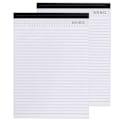 Miniatyrbild 1 av 5: A4-storlek Påfyllningspapper Bredrulad Skrivblock för PU Läder Padfolio Portfölj Klippbräda Miniräknare Anteckningsblock 2-pack 25 Ark per Block