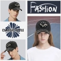 Miniatyrbillede 5 af 5: Mænd Distressed Baseball Cap, Unisex Casual Bomuld Broderet Kasket, Sort