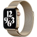 Miniatyrbillede 1 af 5: Apple guld rustfrit stål milanesisk loop til 38mm 40mm 41mm ure