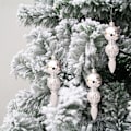 Miniatyrbild 3 av 5: 6 stycken julgranskulor långa prydnadskulor