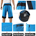 Miniatyrbillede 4 af 4: cykelshorts til mænd, korte polstrede cykelshorts med sædepolstring, baggy MTB downhill bukser, mountainbike cykelbukser Subcode M (Eurocode S)