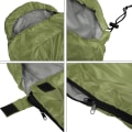 Miniatyrbilde 4 av 5: Soverposer for voksne, enkel sovepose for voksne for 3 sesonger, lett campingtur