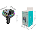 Miniatyrbilde 5 av 5: FM-sender for bil, musikkspiller for bil - USB FM-sender for bil | Bilradio musikkadapter, Plug-and-Play FM-sender for kjøretøy