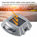 Miniatyrbilde 3 av 5: LED Veireflektor 2 Sider Sol LED Lys 6 LED