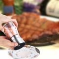 Miniatyrbilde 5 av 5: Salt- og pepperkvernsett – Premium salt- og pepperkvern i rustfritt stål med glassbeholder og justerbar grovhet