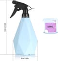 Miniatyrbild 2 av 4: 2-pack Stora Sprayflaskor, Plastväxter Vattensprayflaskor, 500ml Tomma Sprayflaskor för Ren Vattning Trädgårdsväxter Rombform (Rosa, Blå)