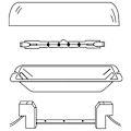 Miniatyrbillede 5 af 5: R7S Lampholder 118mm Halogen og R7S LED Pære, 2-pak
