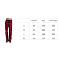 Pikkukuva 4 / 4: Miesten pyjamahousut taskuilla, pehmeät flanelliset ruudullinen pyjama-unipuku S White S