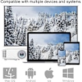 Pikkukuva 2 / 5: 4K langaton HDMI-lähetin ja -vastaanotin, 5G langaton HDMI, HD-ääni- ja videostriimaussovitin, iOS Android Windows Mac -puhelin TV:seen/projektoriin/näyttöön