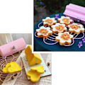 Miniatyrbillede 3 af 4: Brødform i rustfrit stål, non-stick bageplade, bradepande, toastkage, toastboks (Hjerte)