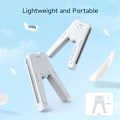 Pikkukuva 5 / 5: Latauskahva Nintendo Switch/OLED:lle, latausjoystick, mukava V-muotoinen peliohjain akun merkkivaloilla white