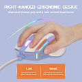 Miniatyrbillede 3 af 4: M2 RGB Trådløs Gaming Mus, PC Gaming Mus, USB E-sports Mus, RGB Baggrundsbelysning, 12800 Justerbar DPI, 9 Programmerbare Knapper, Ultralet Ergonomisk
