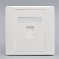 Miniatyrbilde 2 av 4: CAT6 Gigabit dobbel pass nettverksvegguttak, 86x86mm (LAN1)