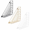 Miniatyrbild 5 av 5: Nordisk geometrisk väggmonterad tidningsställ - Järn (Guld)
