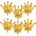 Miniatyrbillede 1 af 4: 6 stk. 30 tommer krone balloner gyldne