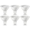 Miniatyrbillede 1 af 5: 6 stk. GU5.3 MR16 LED-pærer 5W Varm Hvid Ikke-dæmpbar 220V