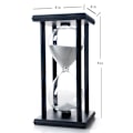 Miniatyrbillede 5 af 5: 60 minutters timeglas, træ sandstimer